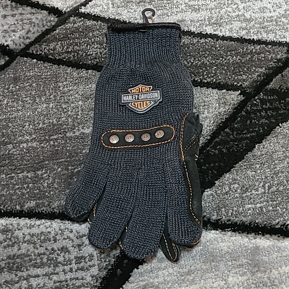 Harley Davidson Dupont Kevlar Leather palm Patch metal Logo Hand-Pro Wor…